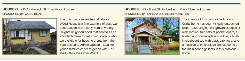 New Westminster Heritage Preservation Society - 2017 Homes Tour