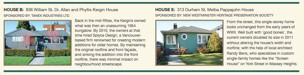 New Westminster Heritage Preservation Society - 2017 Homes Tour