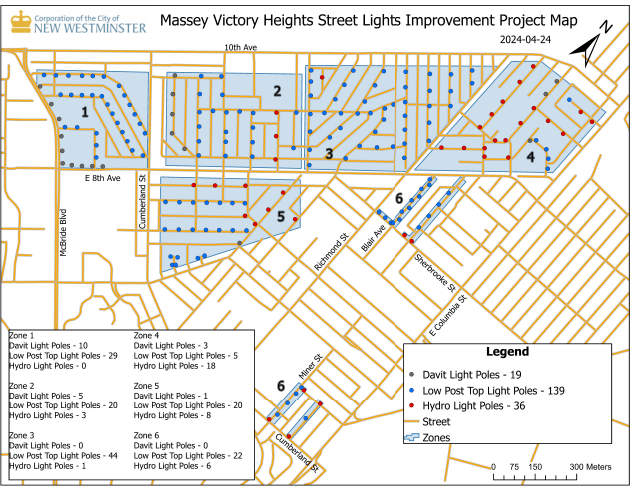 Massey Victory Heights Streetlight Project Moves Forward