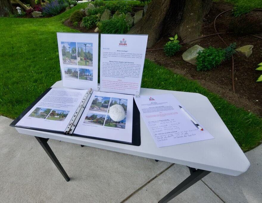 MVH Residents Sign Petition to Save Neighbourhood's Heritage Light Standards