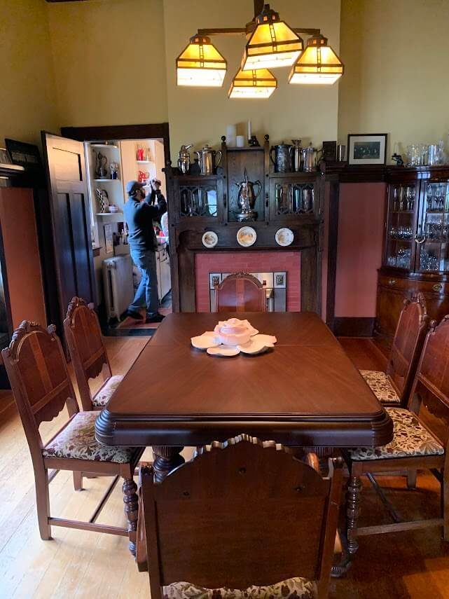 The dining room