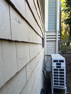 Heat pump - one of Henderson House's energy saving features.