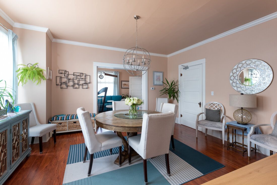 The dining room