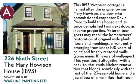 New Westminster Heritage Preservation Society - 2016 Homes Tour